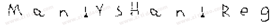 MandysHand Regular字体转换